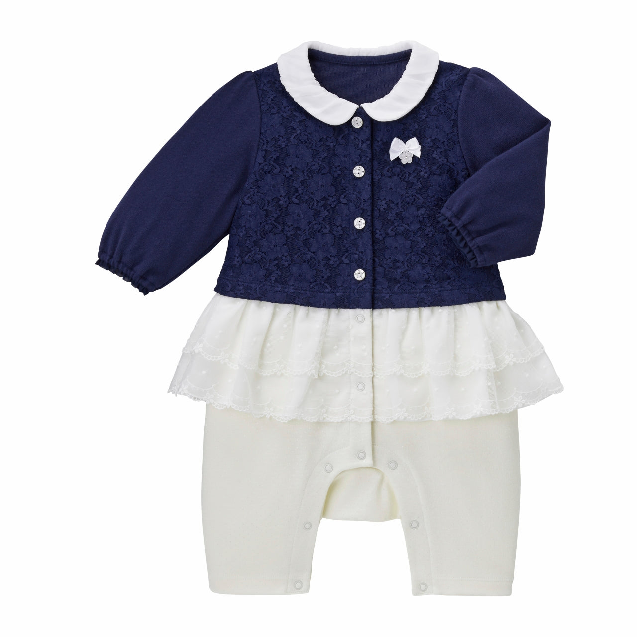 Lace and Tulle Baby Formal Coverall