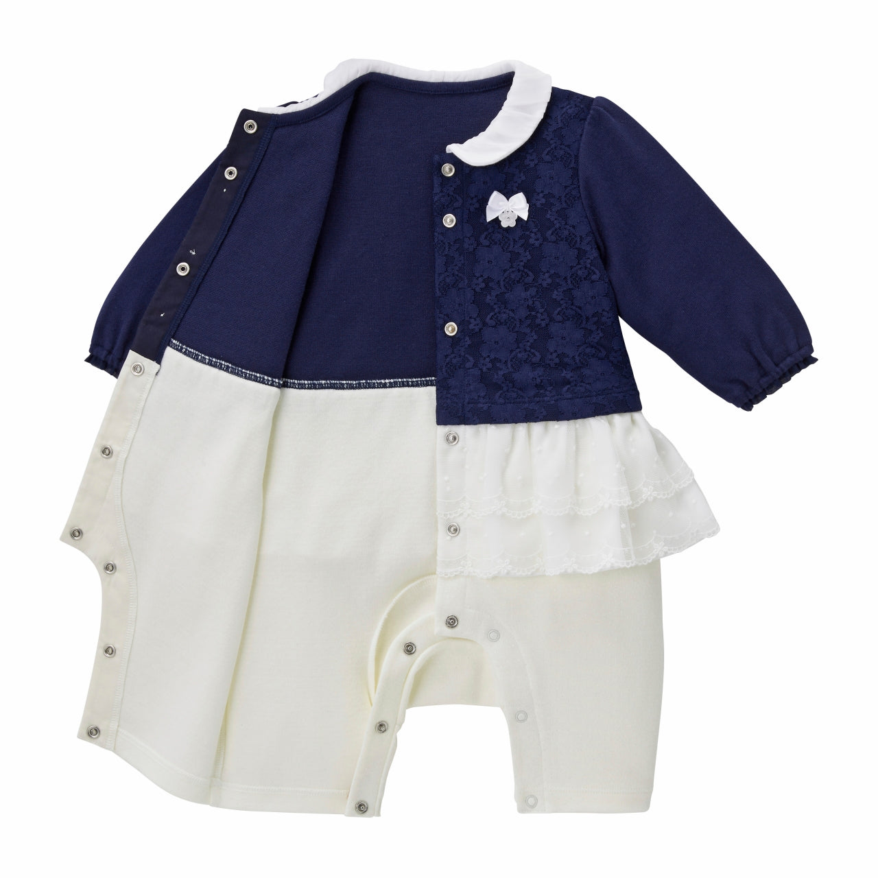 Lace and Tulle Baby Formal Coverall