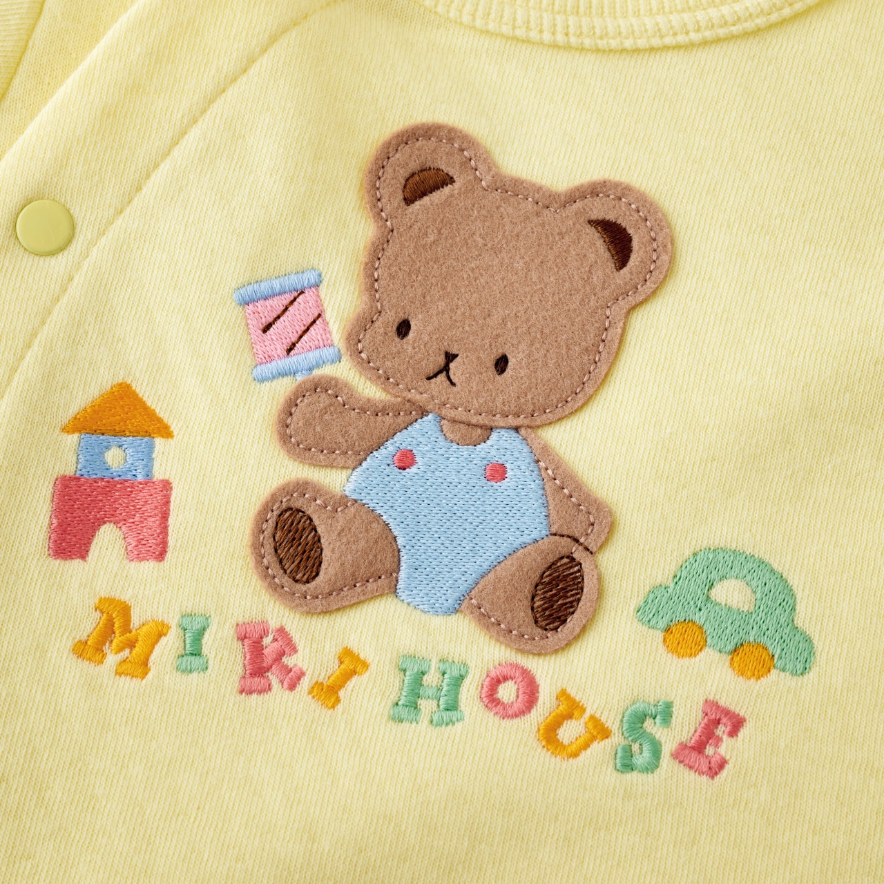MIKI HOUSE Bear Convertible Newborn All-in-One