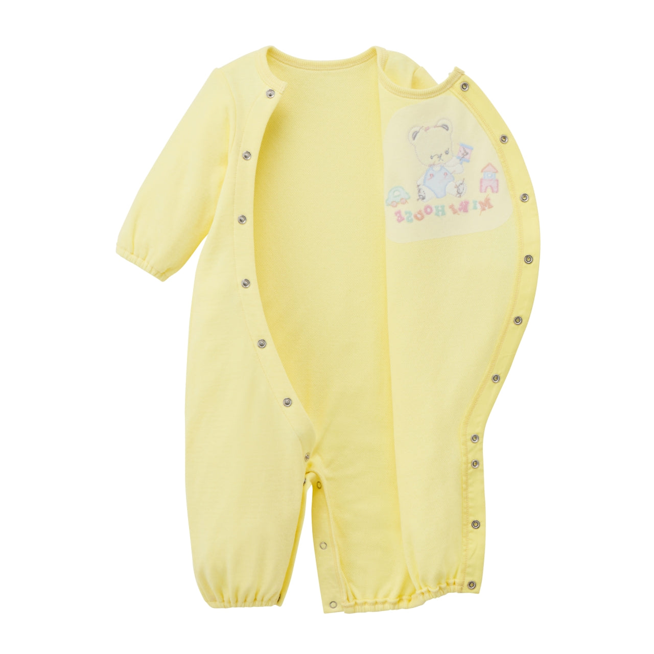 MIKI HOUSE Bear Convertible Newborn All-in-One