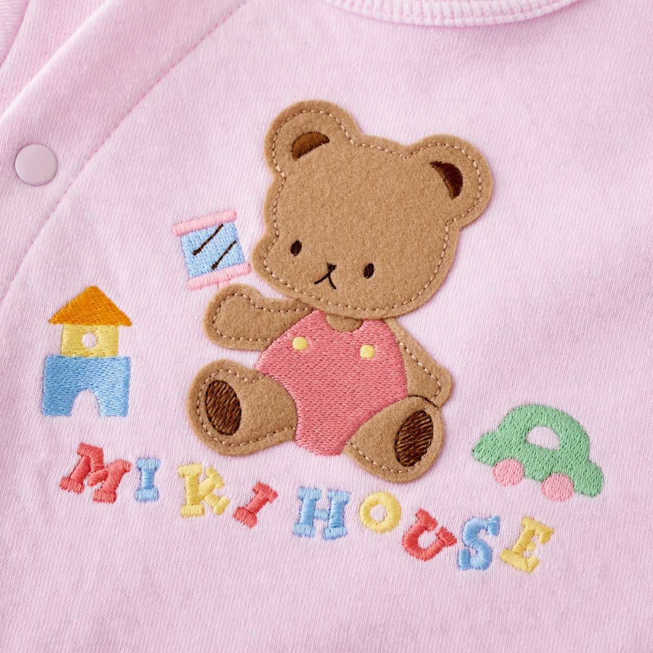MIKI HOUSE Bear Convertible Newborn All-in-One