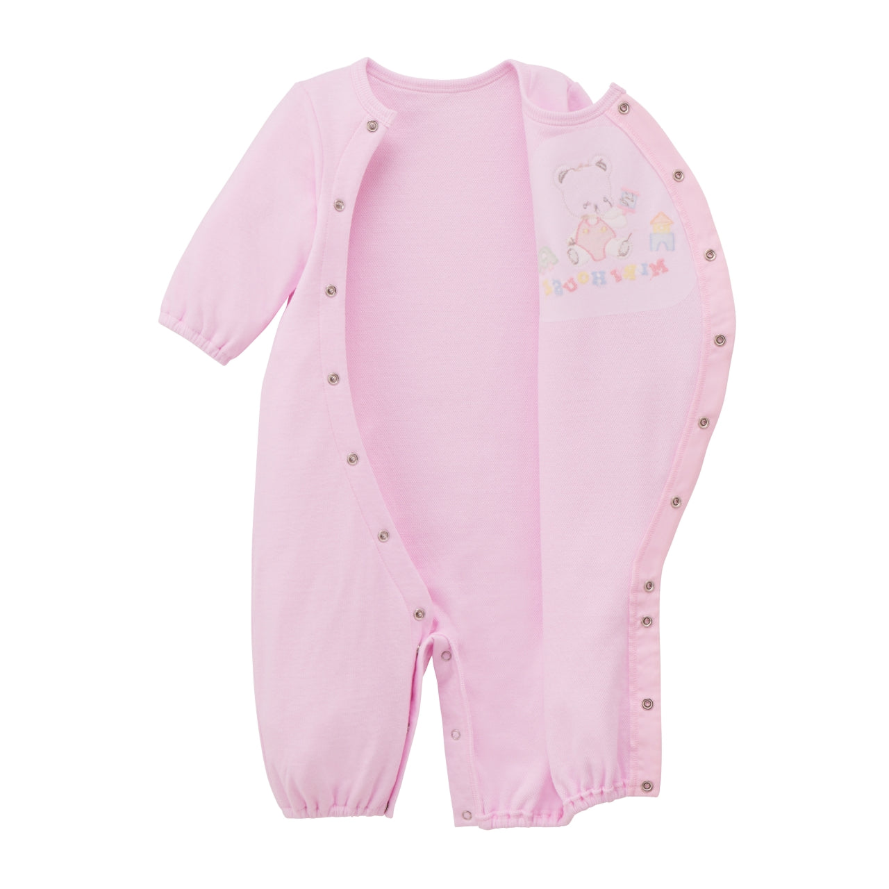 MIKI HOUSE Bear Convertible Newborn All-in-One