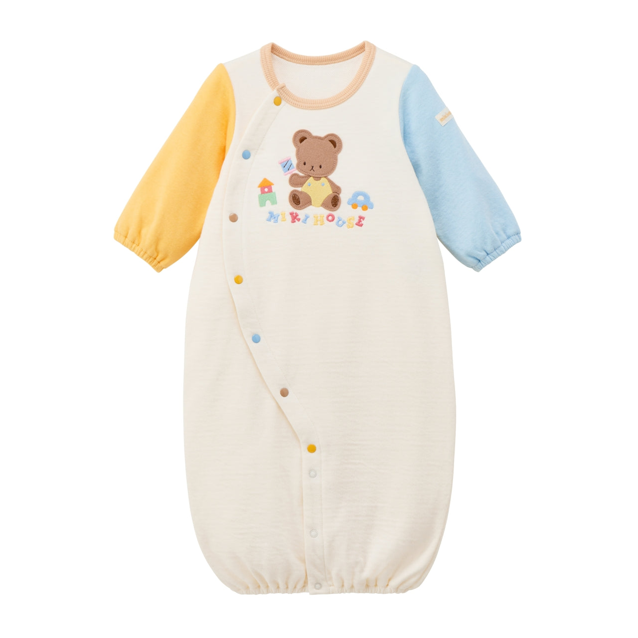 MIKI HOUSE Bear Convertible Newborn All-in-One