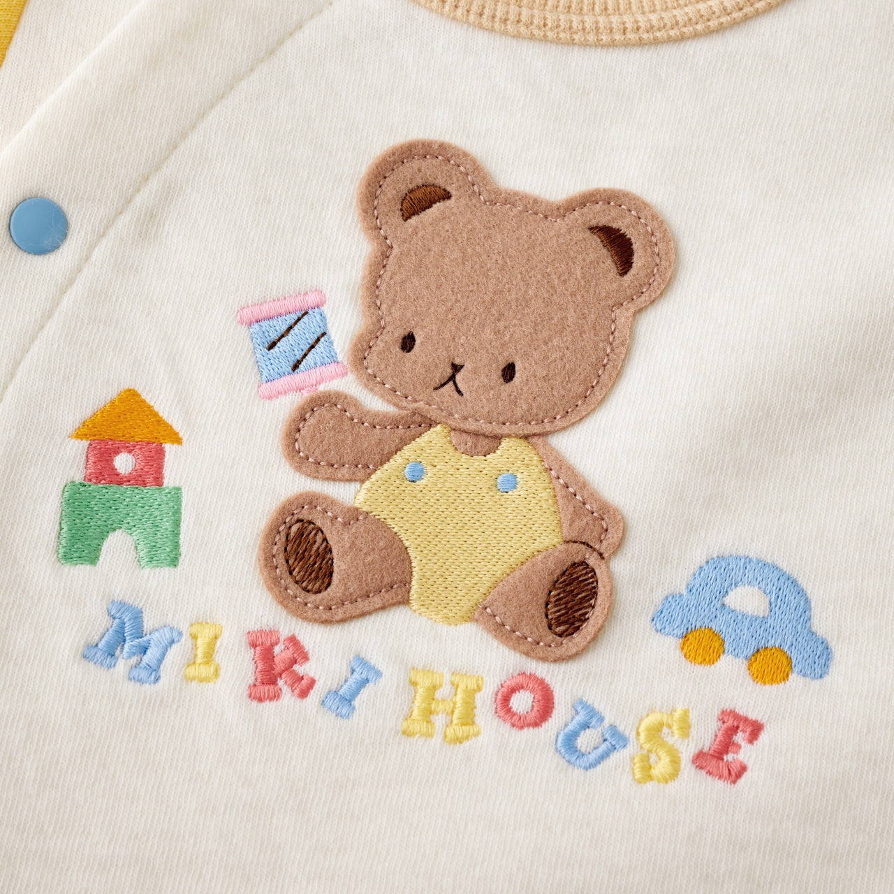 MIKI HOUSE Bear Convertible Newborn All-in-One