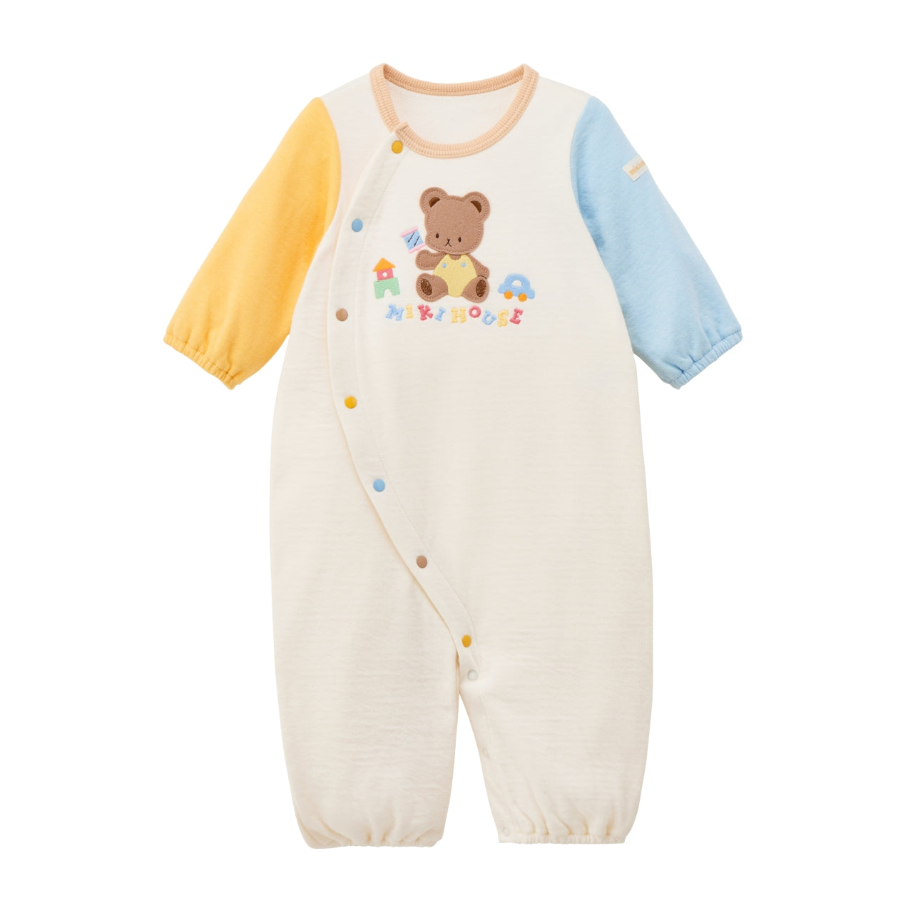 MIKI HOUSE Bear Convertible Newborn All-in-One