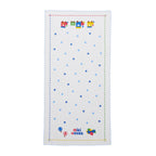 Two-Piece Gauze Towel Set (Stars and Mount Fuji motif)