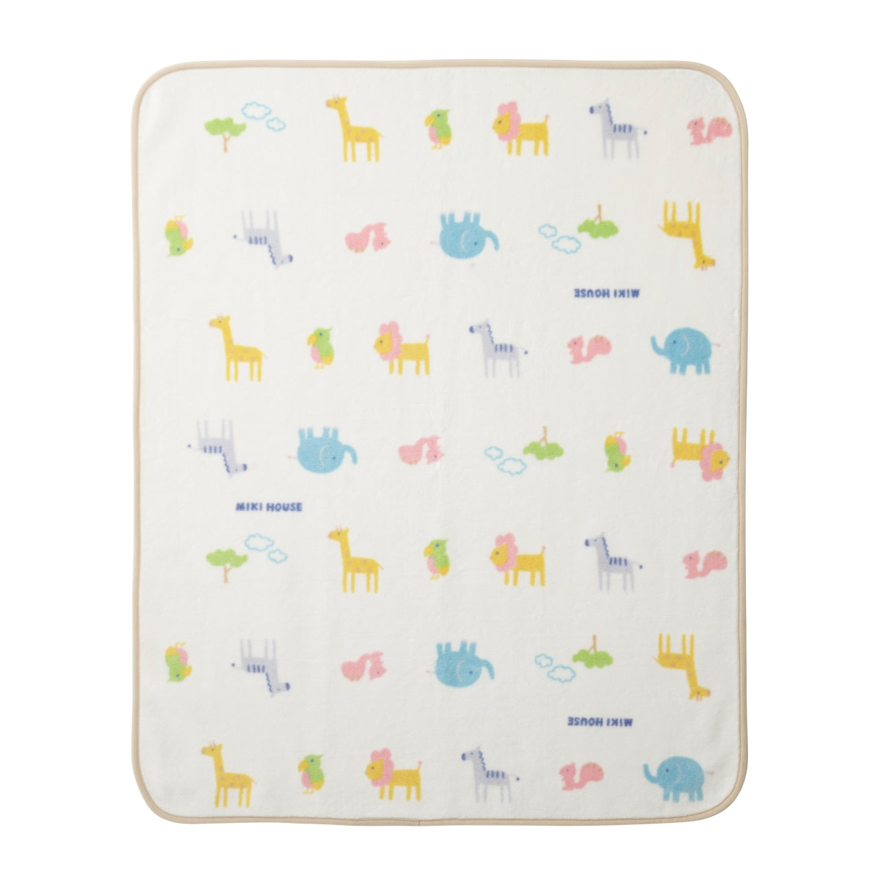 Animal Pattern 100% Cotton Meyer Baby Blanket