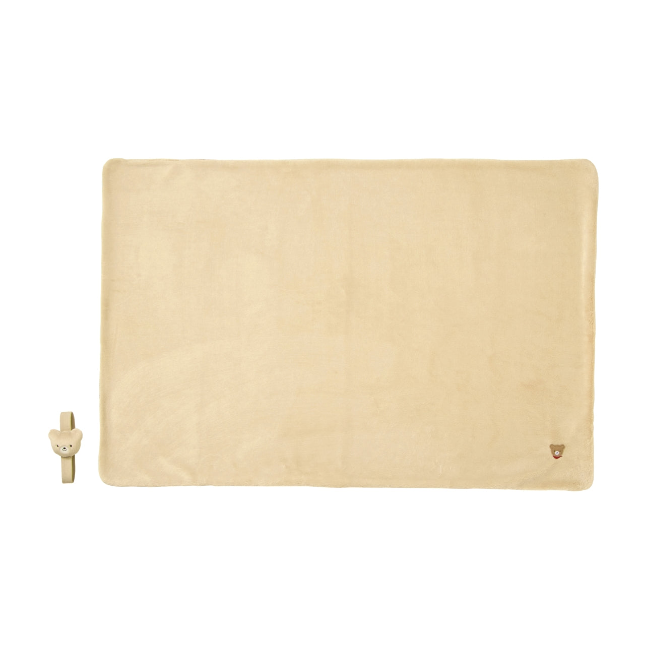 Portable Microfur Blanket with Strap
