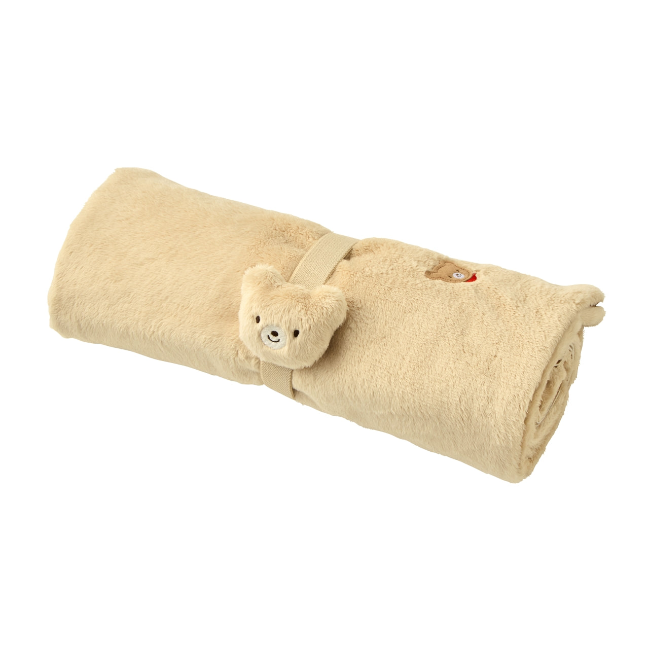 Portable Microfur Blanket with Strap