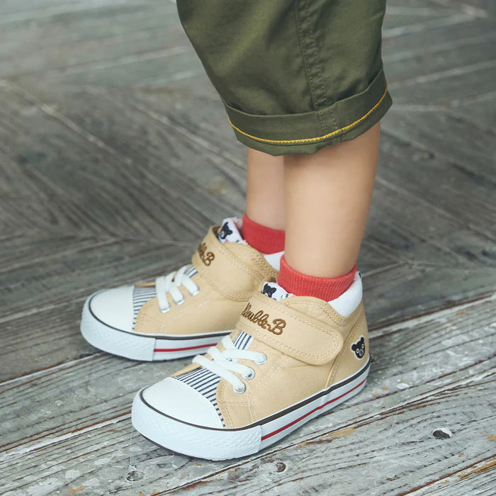 Double_B Hickory Striped Kids Sneakers