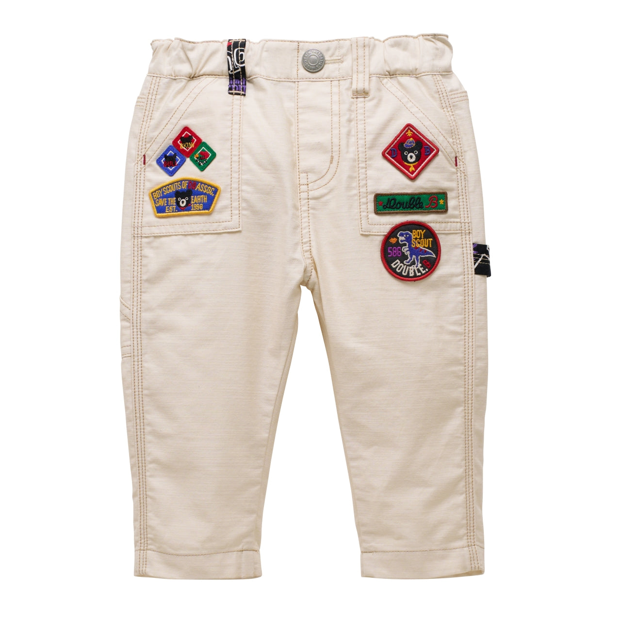 Double_B Back-Satin Utility Painter Trousers