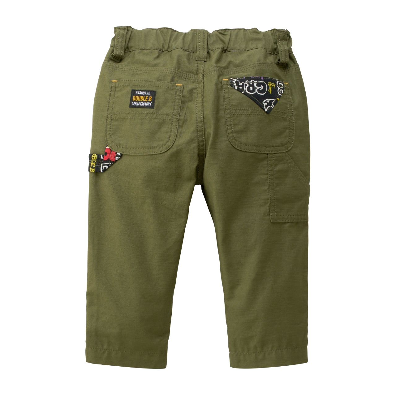 Double_B Back-Satin Utility Painter Trousers