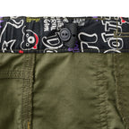 Double_B Back-Satin Utility Painter Trousers
