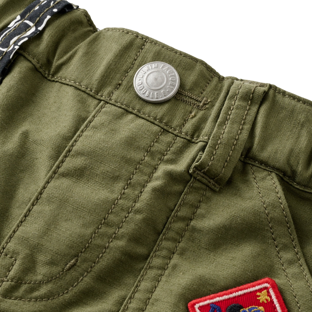 Double_B Back-Satin Utility Painter Trousers