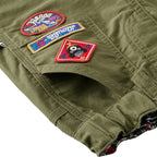Double_B Back-Satin Utility Painter Trousers