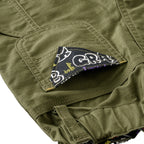Double_B Back-Satin Utility Painter Trousers