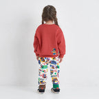 DOUBLE_B STREET RIDE Skateboard Print Sweatshirt