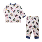 DOUBLE_B STREET CANVAS Bear Print Long-Sleeved Pyjamas