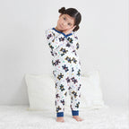 DOUBLE_B STREET CANVAS Bear Print Long-Sleeved Pyjamas