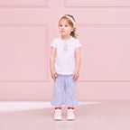 Chieco Saku Dewdrop Jewels Cameo Motif Tee