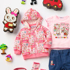 Retro Game Print Hoodie