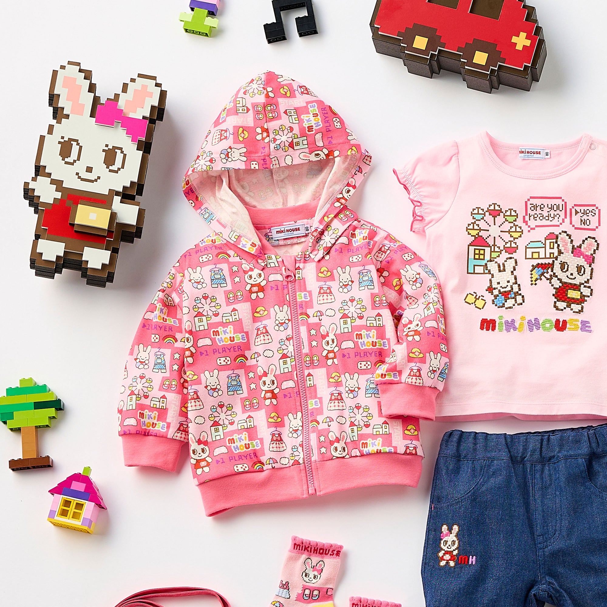 Retro Game Print Hoodie