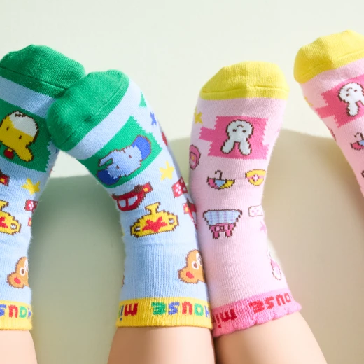 Retro Game Style Socks
