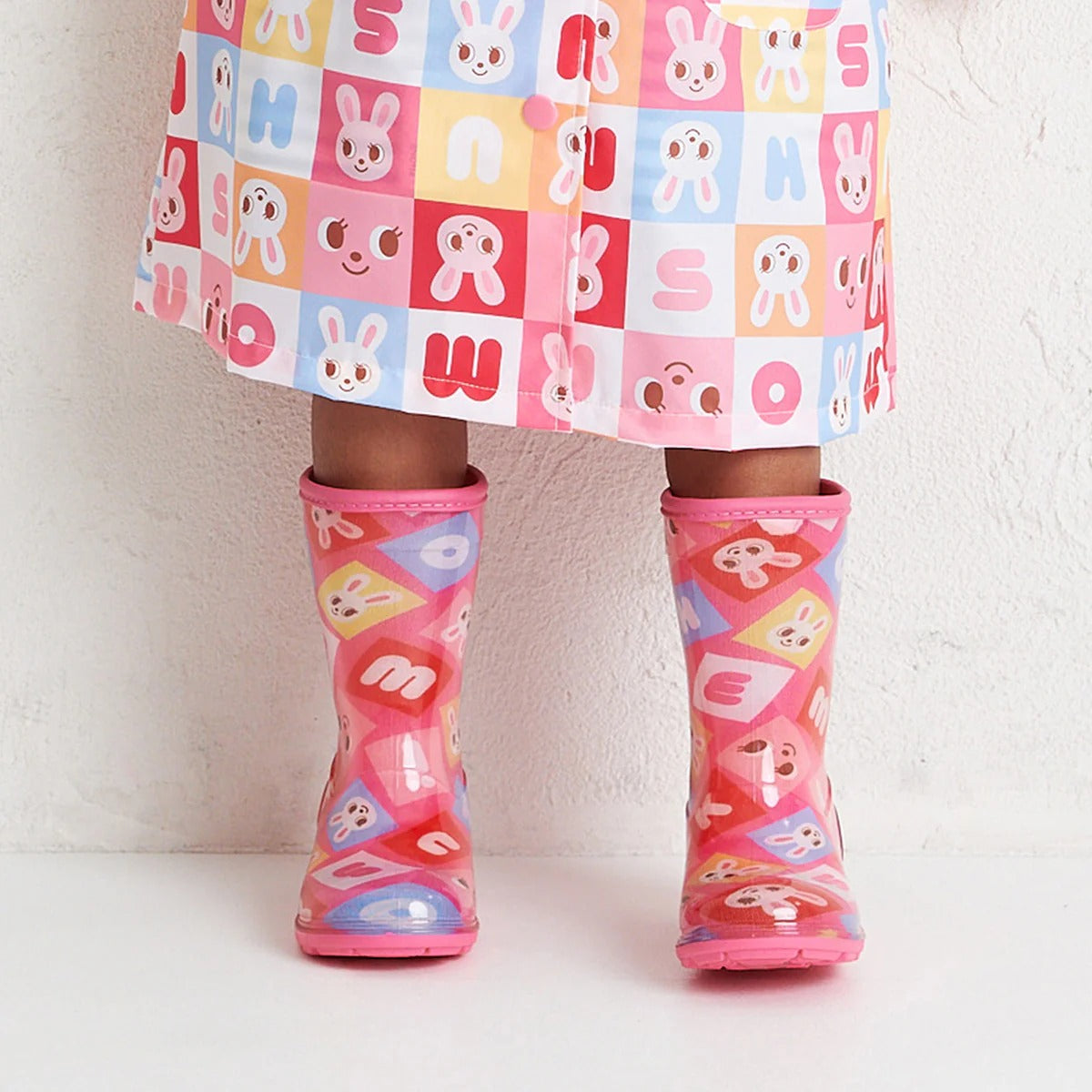 Usako Colour Blocks Rain Coat