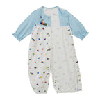 Animal Print Convertible Newborn Coverall