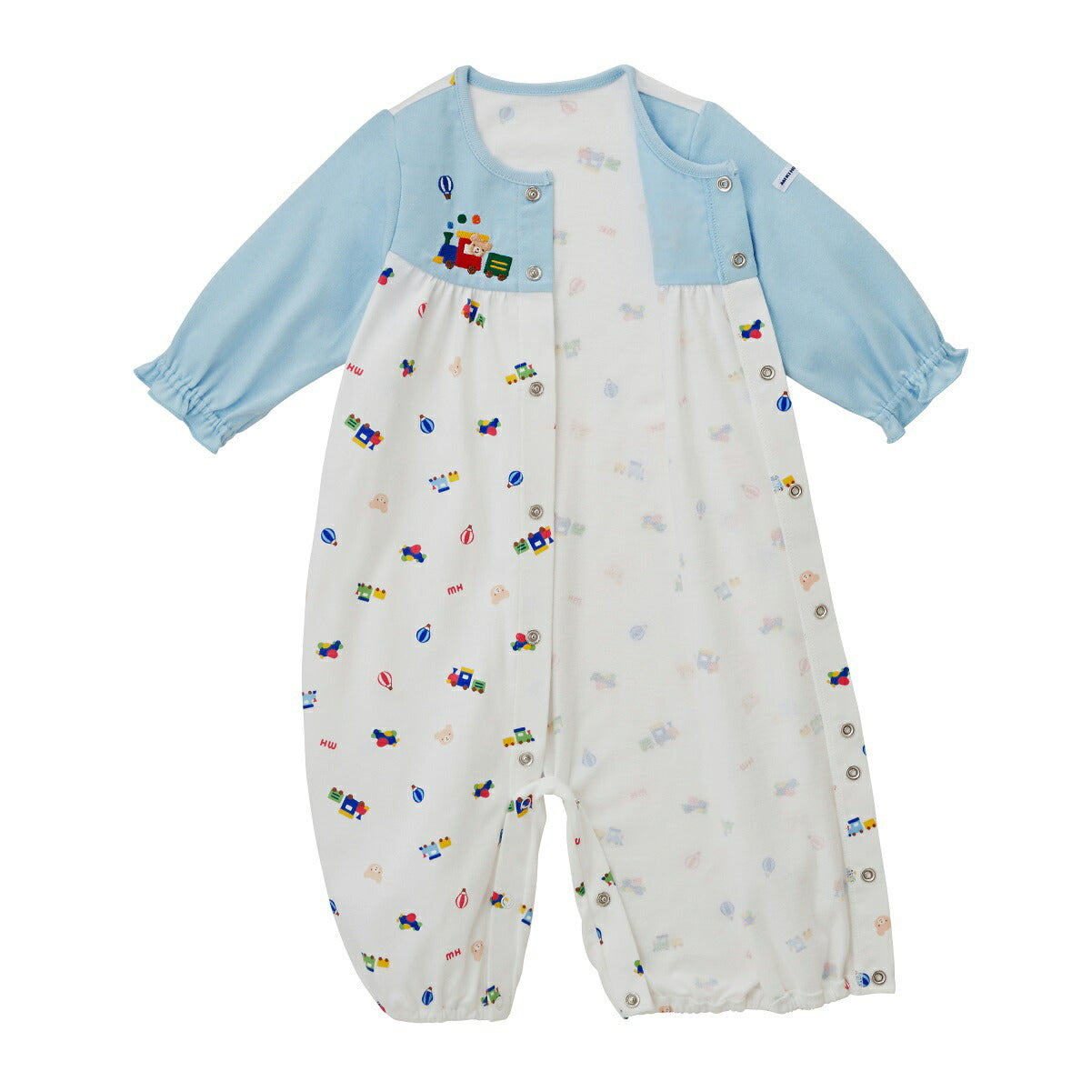 Animal Print Convertible Newborn Coverall