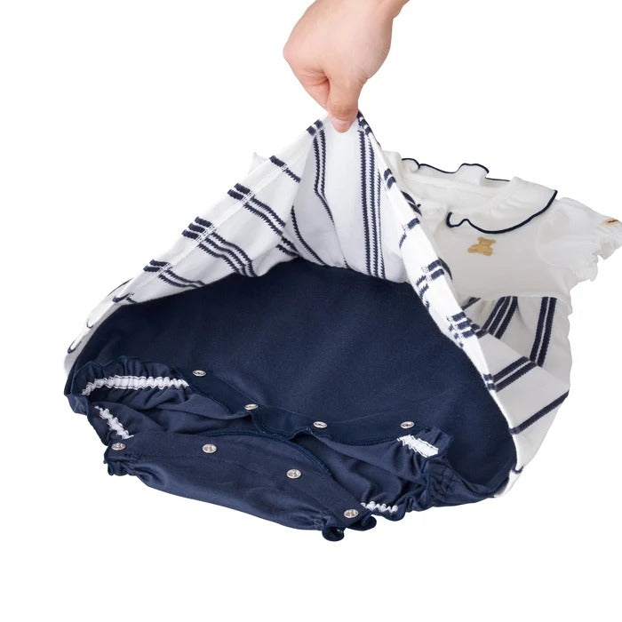 Dress-Style Layered Shortall