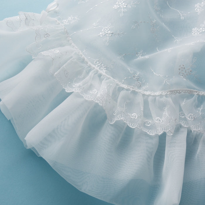 Newborn Year-Round Organdy Ceremony Dress Set (3-Piece)