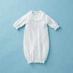 Newborn Year-Round Organdy Ceremony Dress Set (3-Piece)