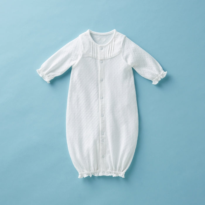 Newborn Year-Round Organdy Ceremony Dress Set (3-Piece)