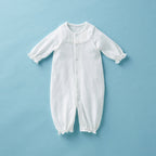 Newborn Year-Round Organdy Ceremony Dress Set (3-Piece)