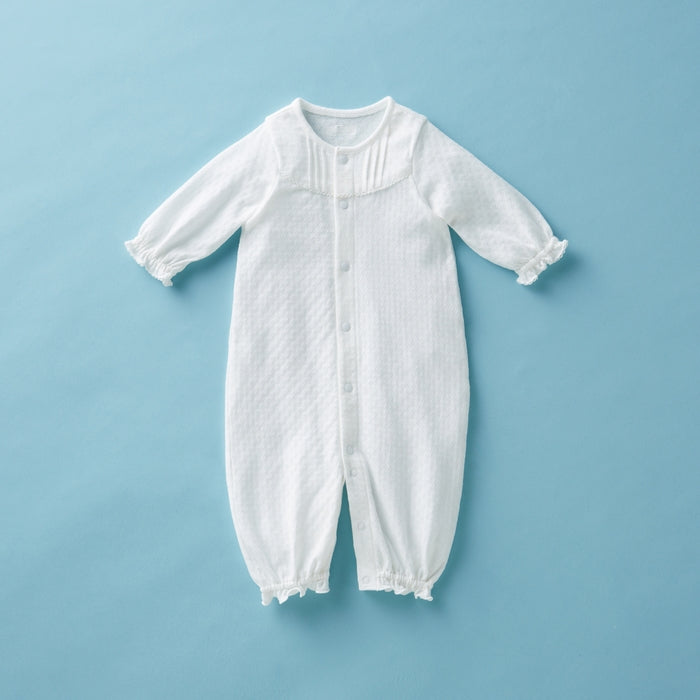 Newborn Year-Round Organdy Ceremony Dress Set (3-Piece)