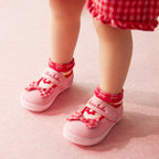 Chieco Saku Double Russell Mesh Sandals with Ribbon Accent