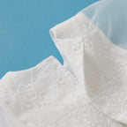 Newborn Year-Round Organdy Ceremony Dress Set (3-Piece / Size 50-70cm)