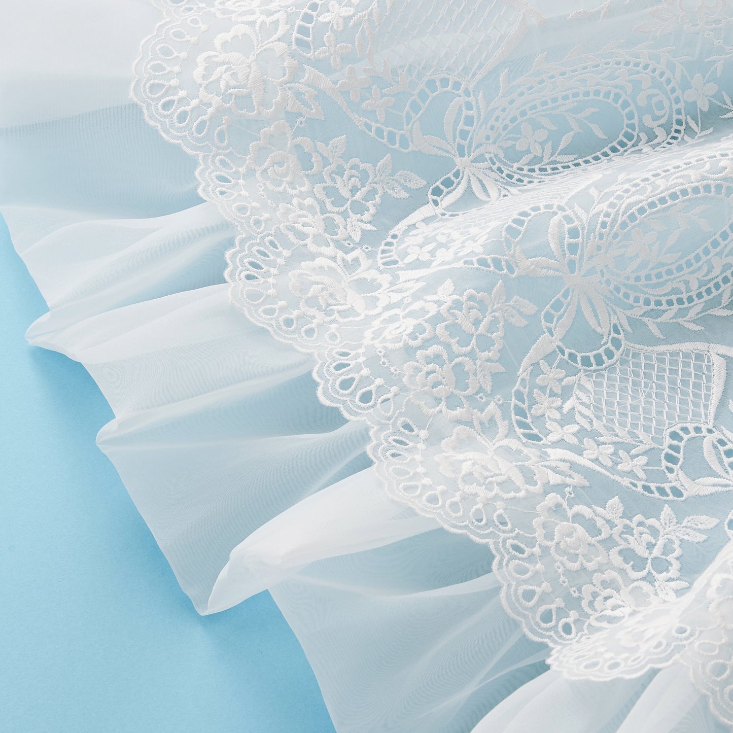 Newborn Year-Round Organdy Ceremony Dress Set (3-Piece / Size 50-70cm)