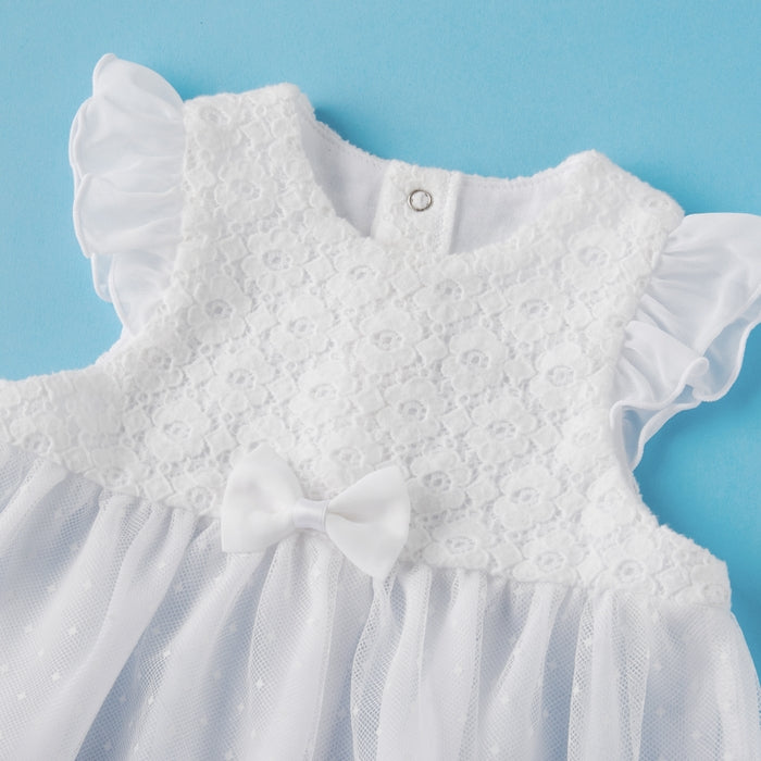Newborn Year-Round Ceremony Dress Set (3-Piece)