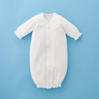 Newborn Year-Round Organdy Ceremony Dress Set (3-Piece / Size 50-70cm)