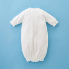 Newborn Year-Round Organdy Ceremony Dress Set (3-Piece / Size 50-70cm)