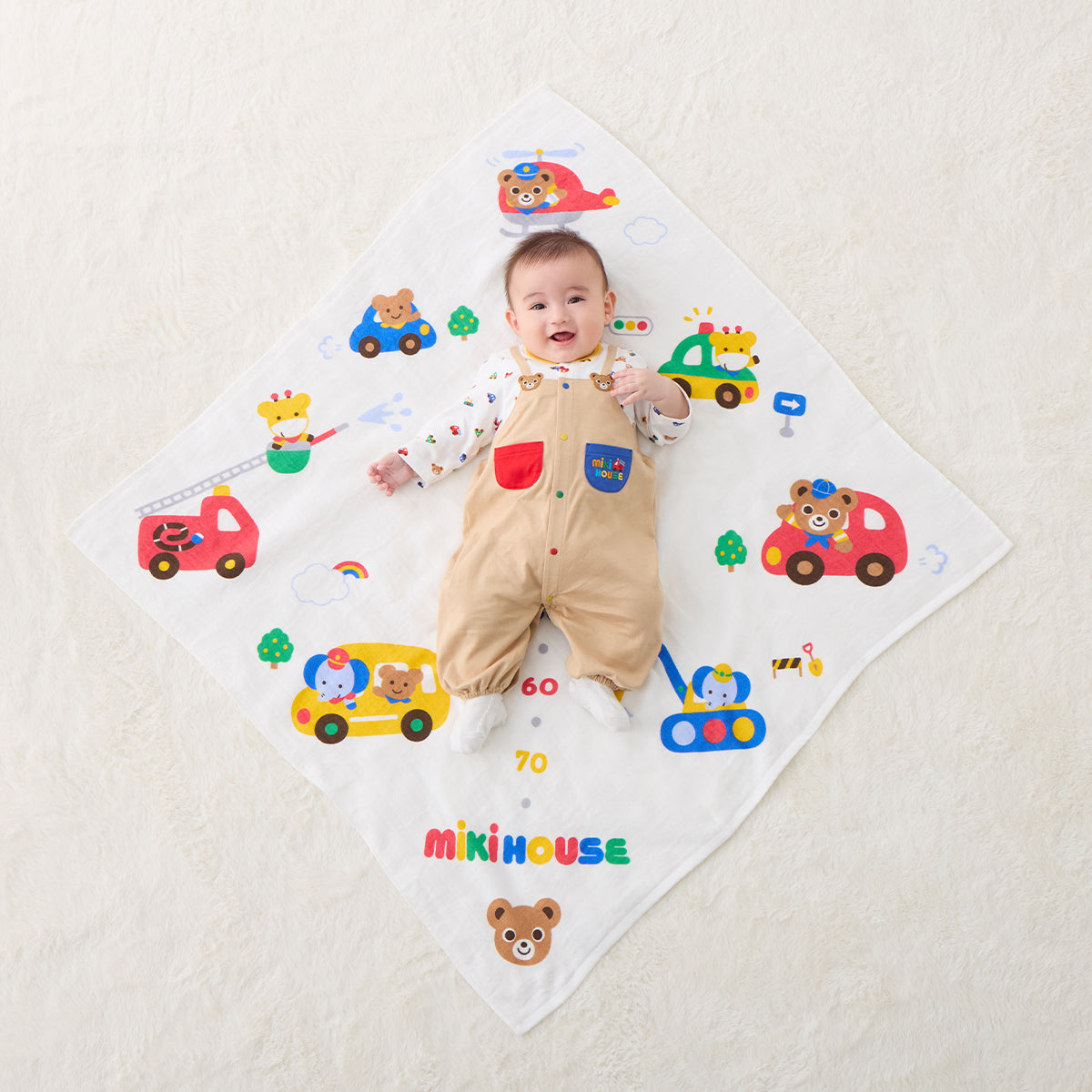 Measure Me Pucchi Usako Gauze Bath Towel