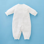 Newborn Year-Round Organdy Ceremony Dress Set (3-Piece / Size 50-70cm)