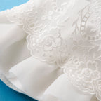 Newborn Year-Round Organdy Ceremony Dress Set (3-Piece / Size 50-70cm)