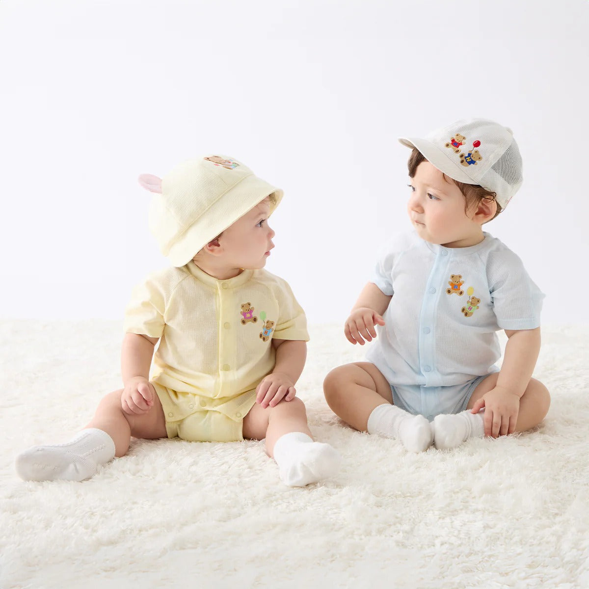 MIKI HOUSE Bear Back Logo Shortall