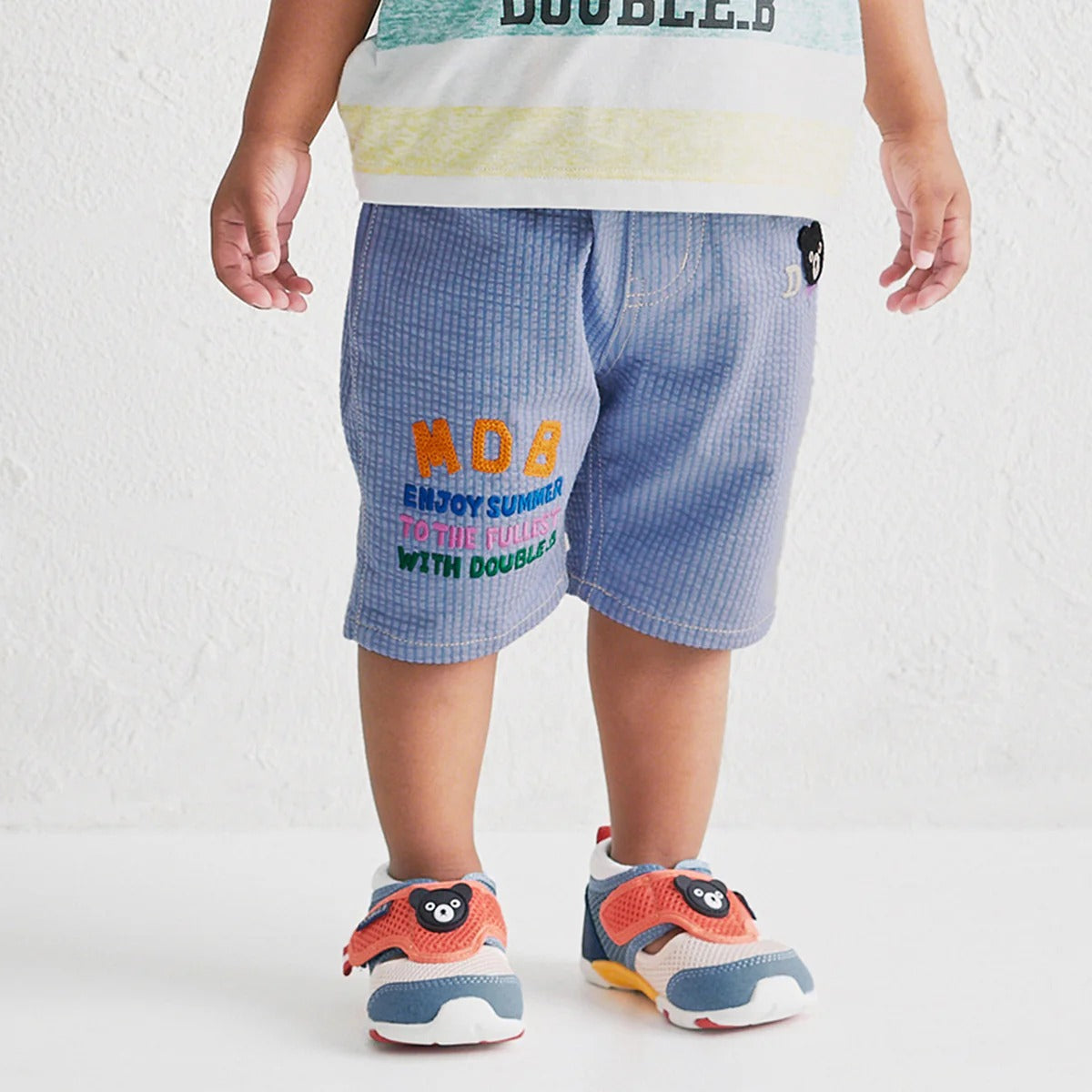 Double_B Everyday Cool-Comfort Seersucker Stripe Shorts