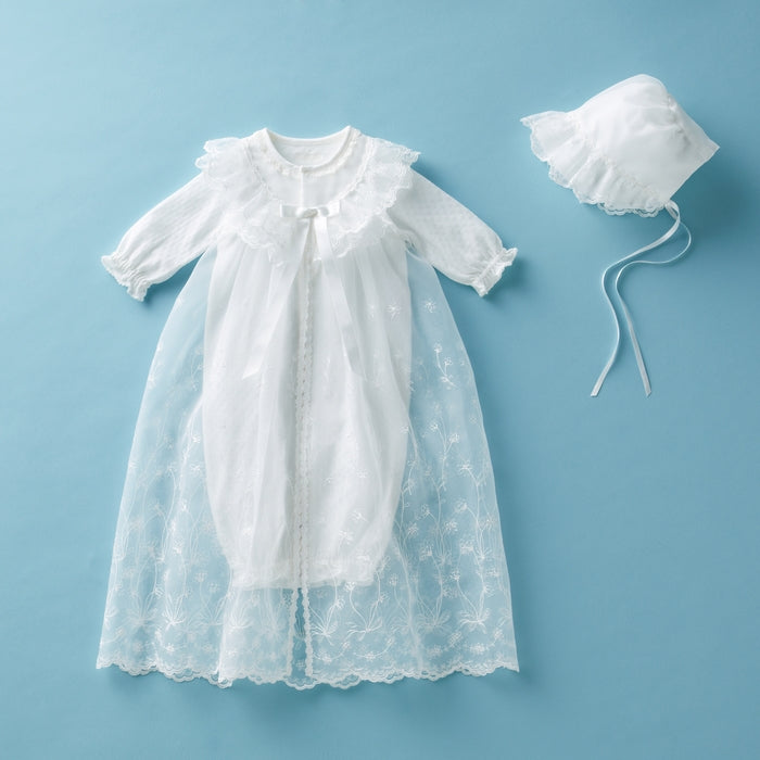 Newborn Year-Round Ceremony Dress Set (3-Piece / Boxed)