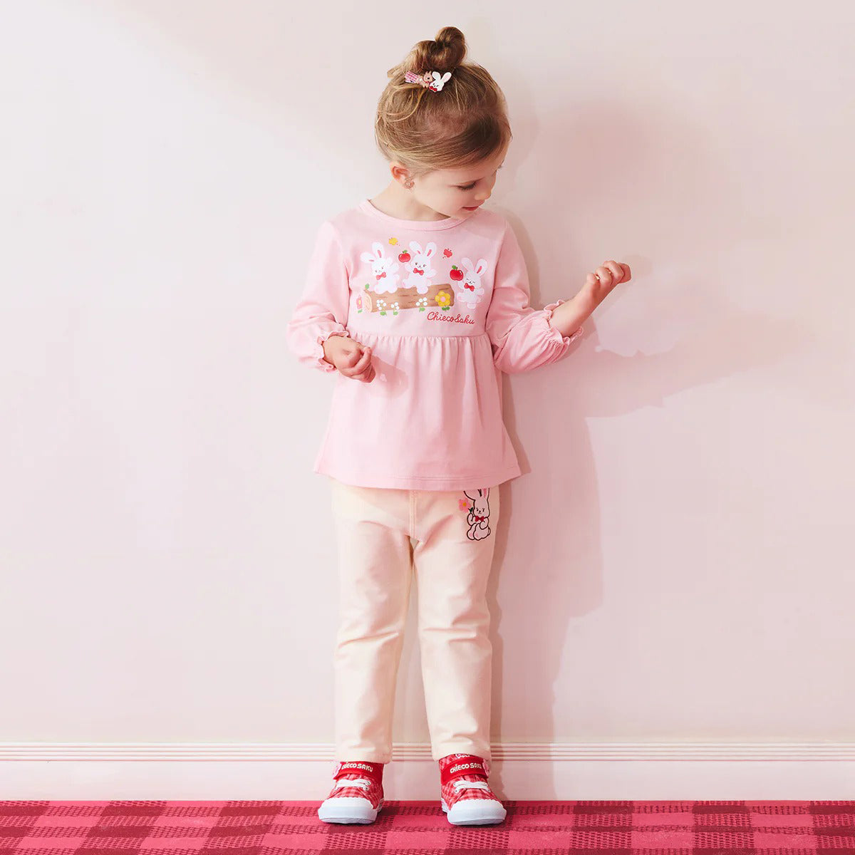 Chieco Saku Storybook Print Long Sleeve Tee