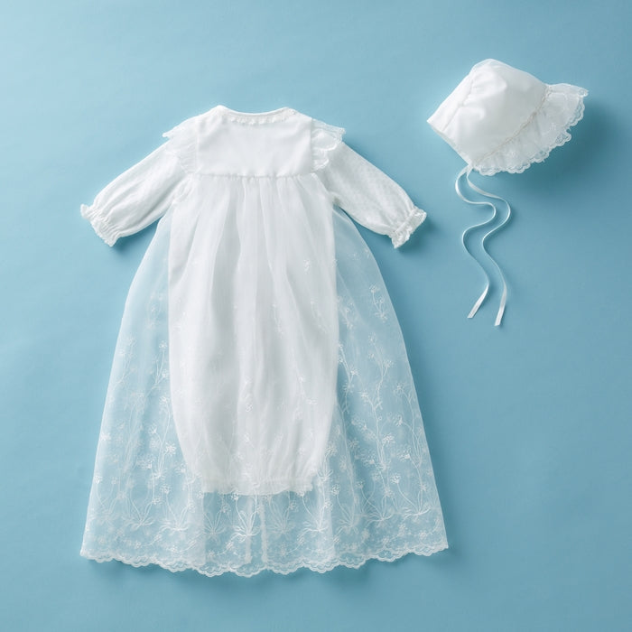 Newborn Year-Round Ceremony Dress Set (3-Piece / Boxed)